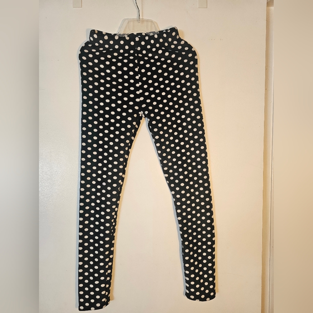 Size 11-12 Girls Polka Dot Kids Leggings